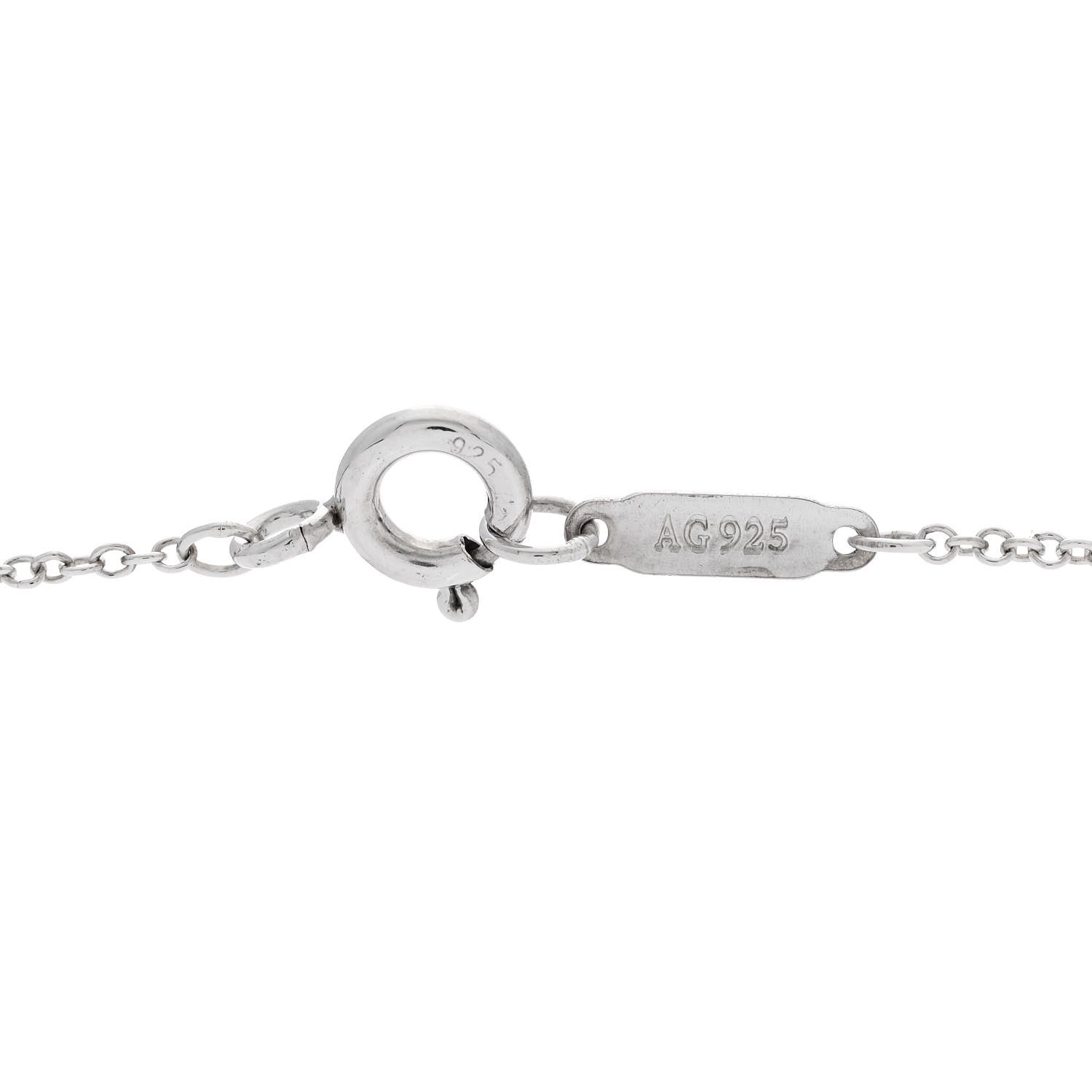Tiffany Sterling Silver Return to Tiffany Heart Key Pendant Necklace 5 of 5