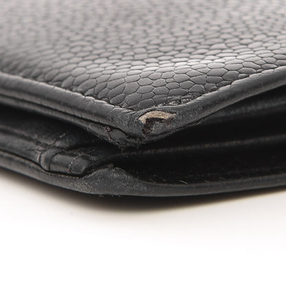 Chanel Caviar Timeless CC Yen Wallet Black 15 of 30