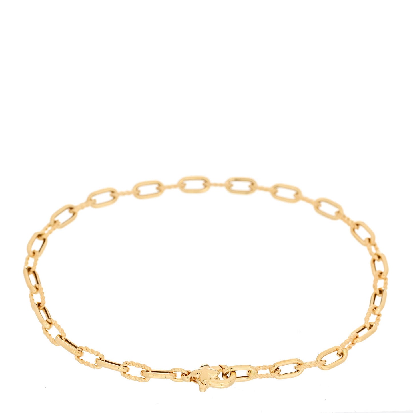18K Yellow Gold 3.5mm Madison Classic Chain Bracelet
