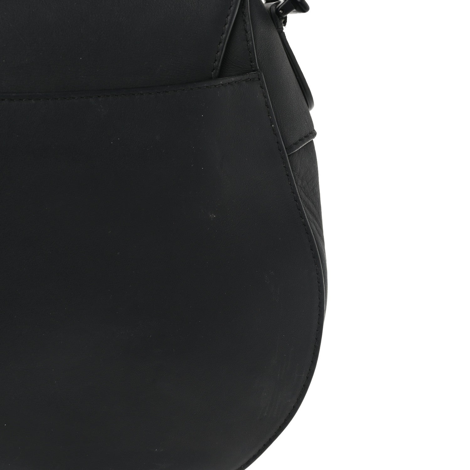 Christian Dior Ultra Matte Calfskin Mini Saddle Bag Black 10 of 13