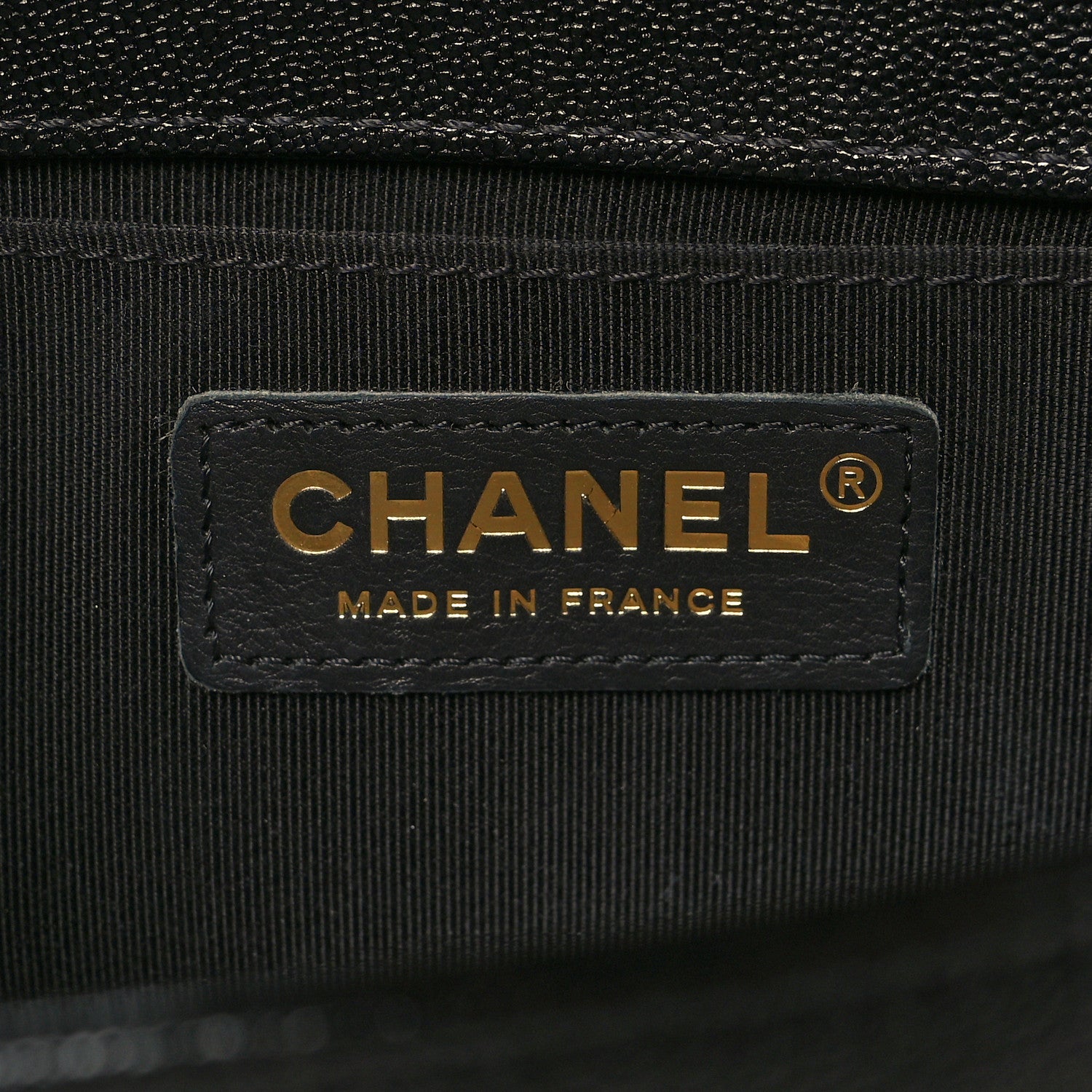 Chanel Caviar Chevron Quilted Small Boy Flap Black 6 of 10