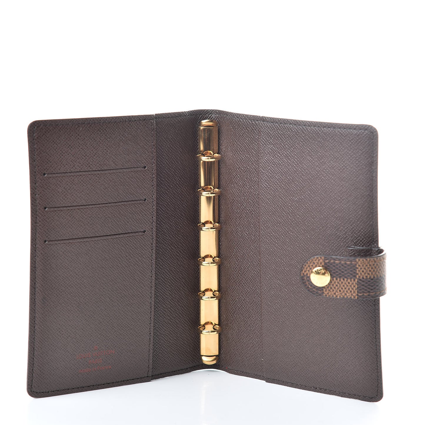 Damier Ebene Small Ring Agenda Cover
