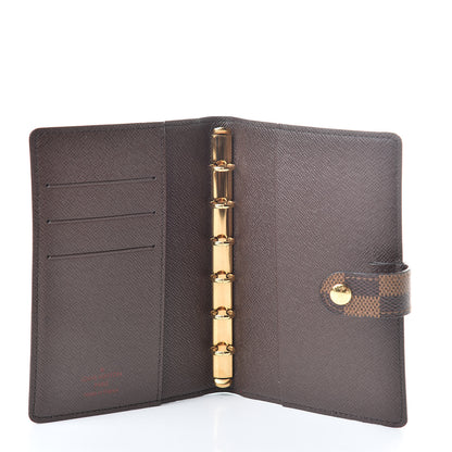 Louis Vuitton Damier Ebene Small Ring Agenda Cover 5 of 8