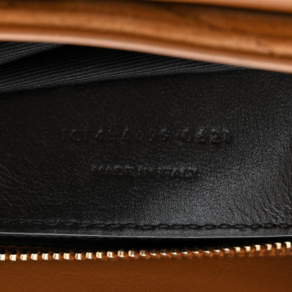 Saint Laurent Suede Calfskin Y Quilted Monogram Small Loulou Chain Satchel Cinnamon 7 of 12
