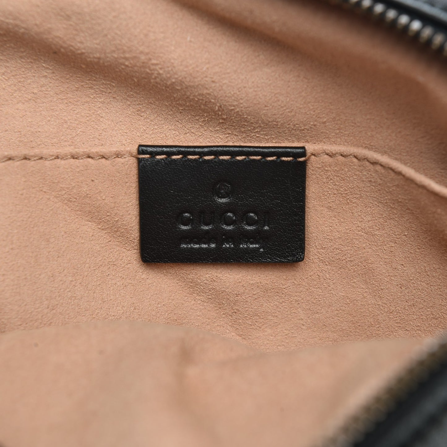 Calfskin Matelasse GG Marmont Belt Bag 75 30 Black