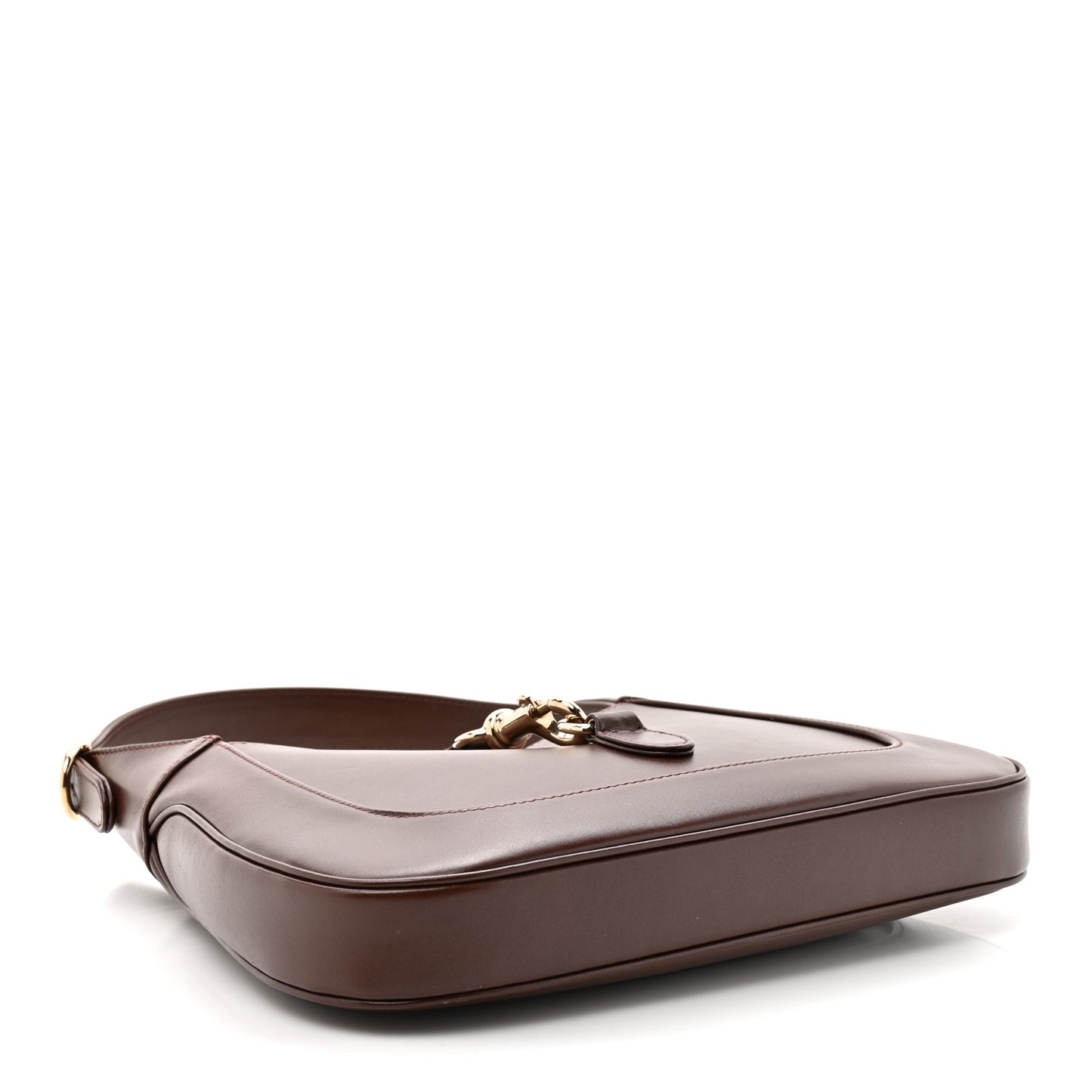 Ancora Calfskin Small Jackie Shoulder Bag Sweet Chestnut