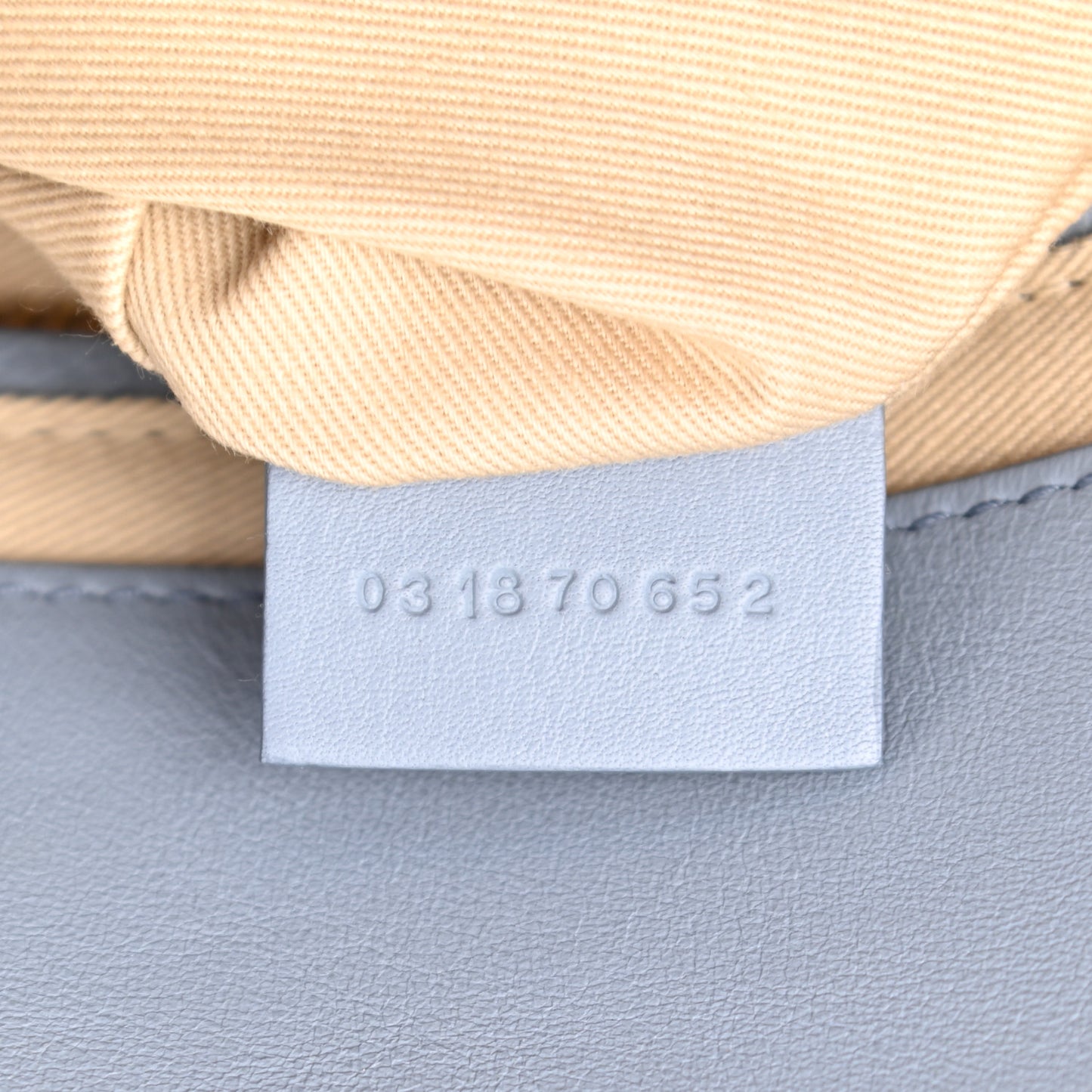 Calfskin Suede Small Roy Bag Washed Blue