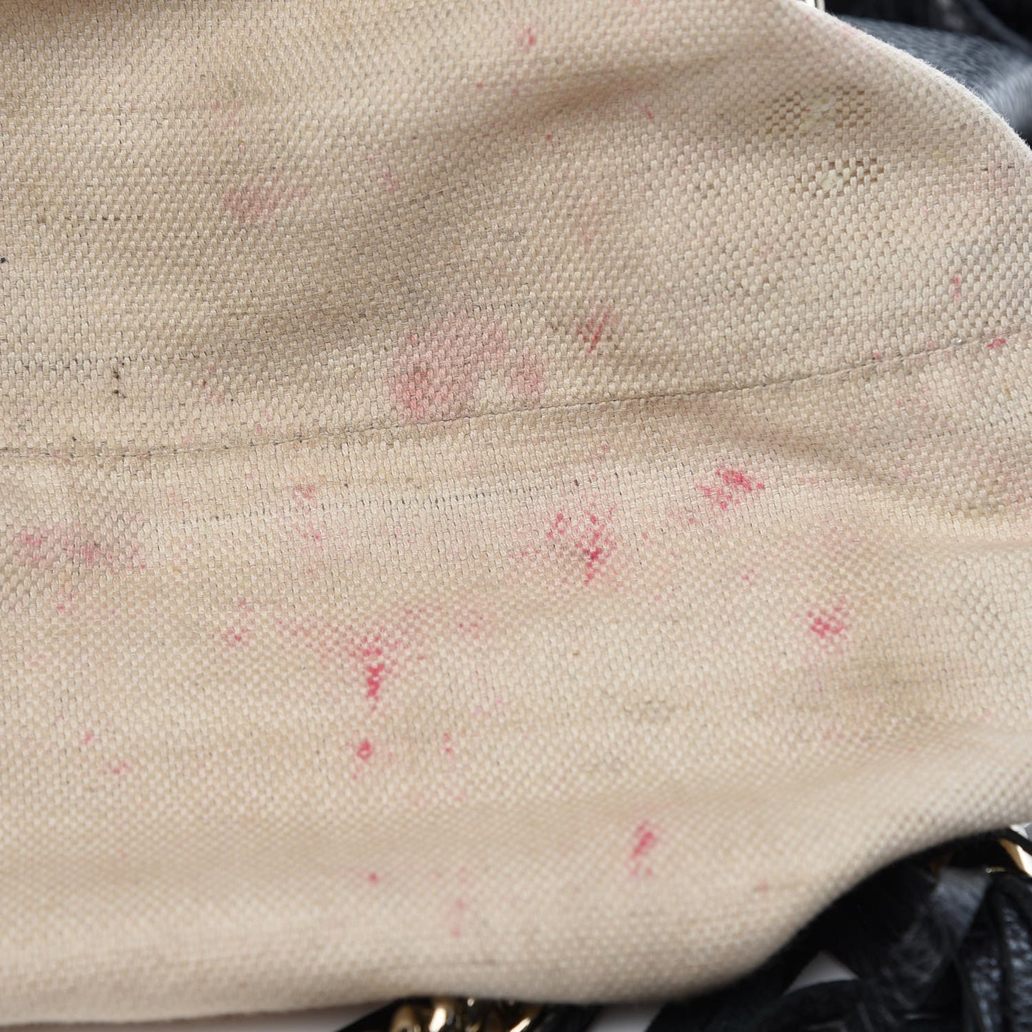 Pebbled Calfskin Medium Soho Chain Shoulder Bag Black