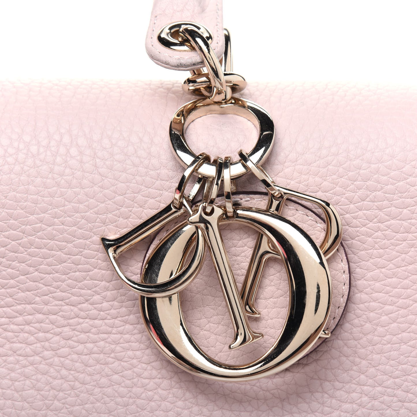 Bullcalf Mini Be Dior Flap Rose Poudre