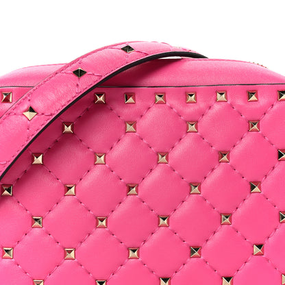 Valentino Garavani Nappa Rockstud Spike Camera Crossbody Bag Blossom 8 of 10