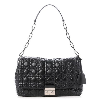 Christian Dior Lambskin Cannage Large New Lock Flap Black 1 of 7