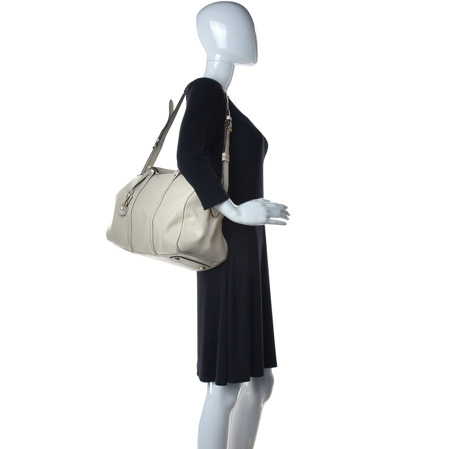 Louis Vuitton Veau Cachemire SC Bag MM White 2 of 16