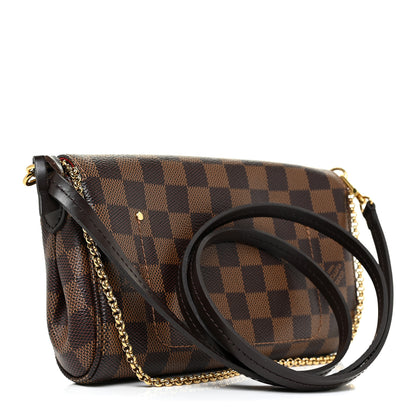 Louis Vuitton Damier Ebene Favorite PM 3 of 9