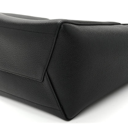 Celine Soft Grained Calfskin Sangle Bucket Bag Black 9 of 11
