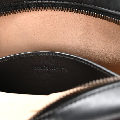Gucci Calfskin Matelasse Small GG Marmont Chain Shoulder Bag Black 7 of 11