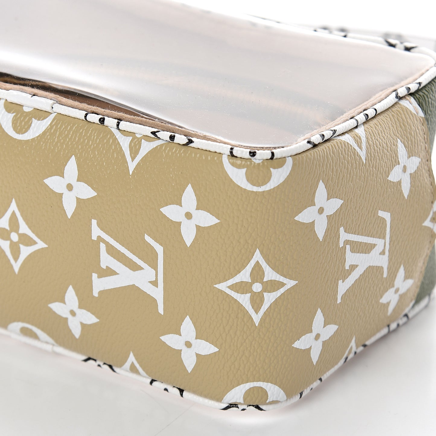 Monogram Giant Beach Pouch Kaki