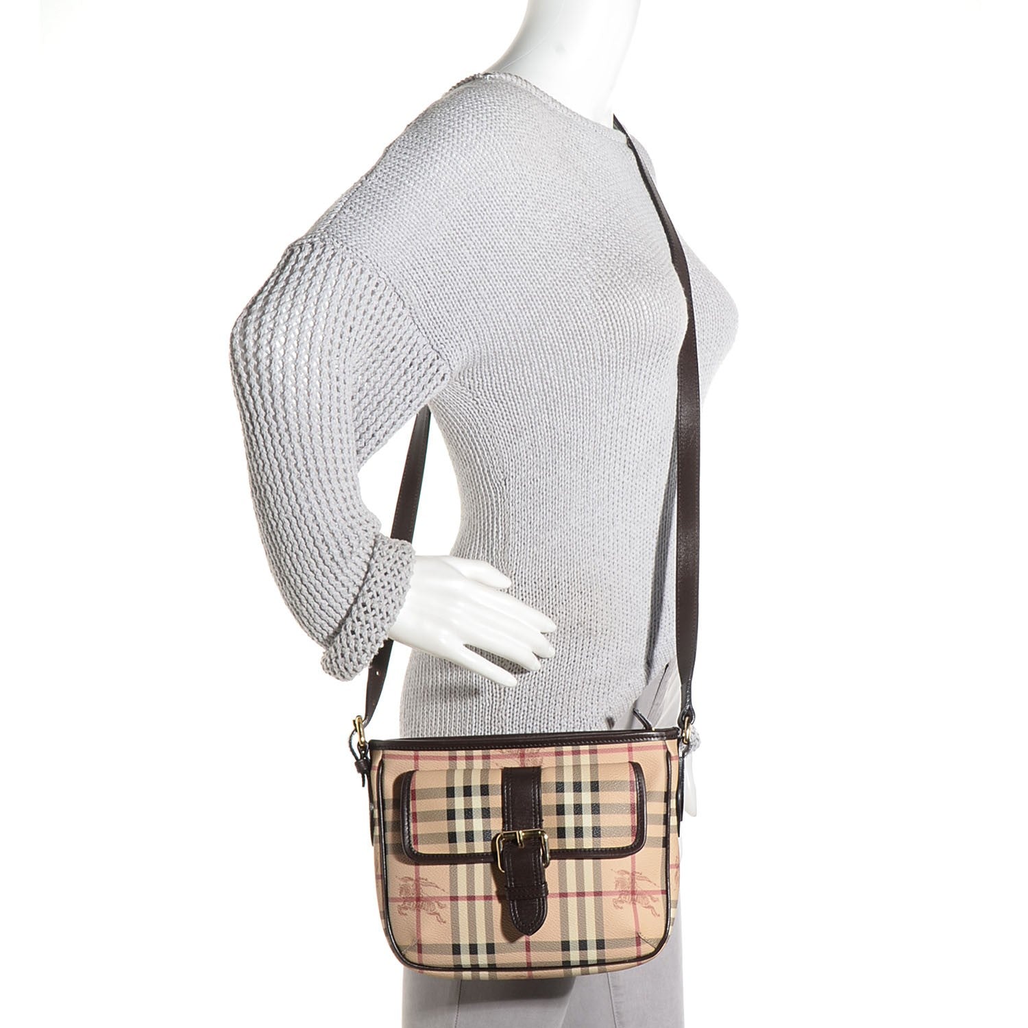 Burberry Haymarket Check Ganton Satchel 2 of 8