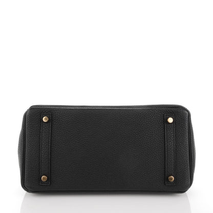 Hermes Togo Birkin 30 Black 6 of 22