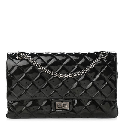 Chanel Patent Quilted 2.55 Reissue 226 Flap Black 1 of 9