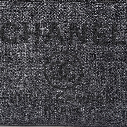 Chanel Woven Straw Raffia Mini Deauville Tote Black 10 of 16