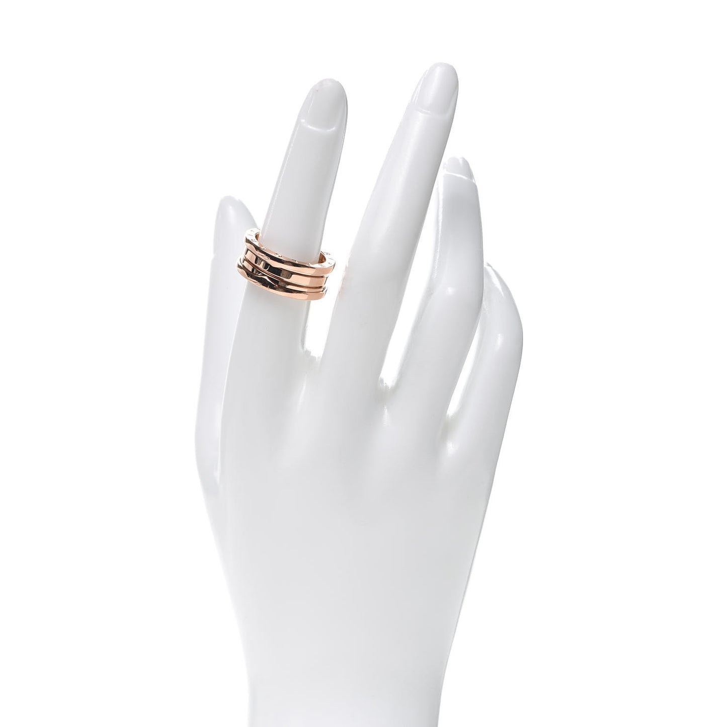 18K Rose Gold B.Zero1 Three-Band Ring 55 7.25
