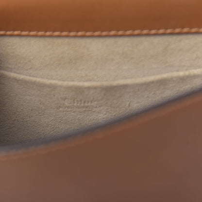 Chloe Calfskin Suede Small Nile Bracelet Bag Caramel 6 of 9