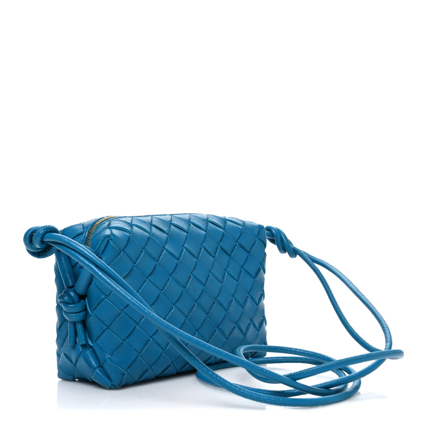 Nappa Intrecciato Mini Loop Camera Bag Blueprint