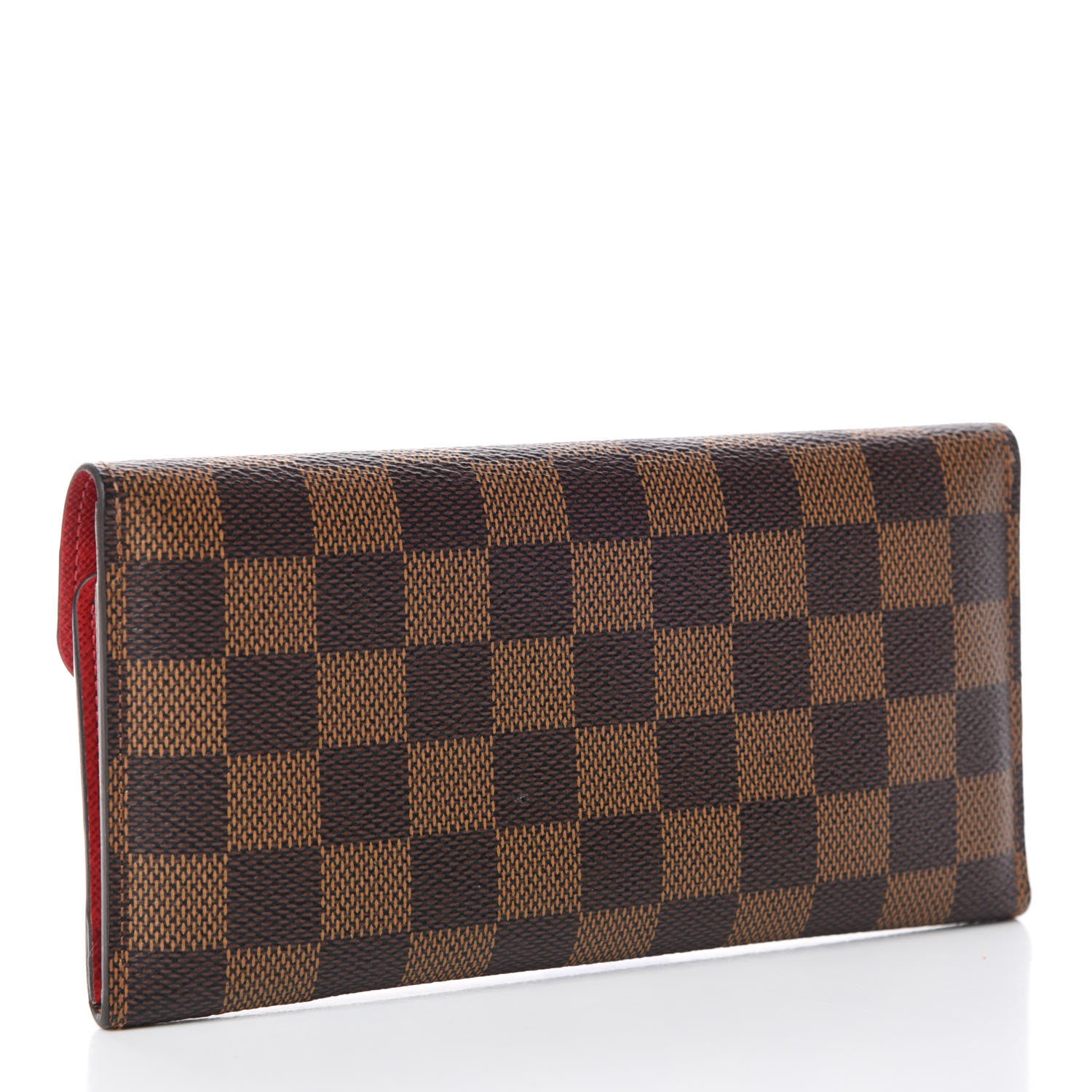 Louis Vuitton Damier Ebene Josephine Wallet Red 4 of 12