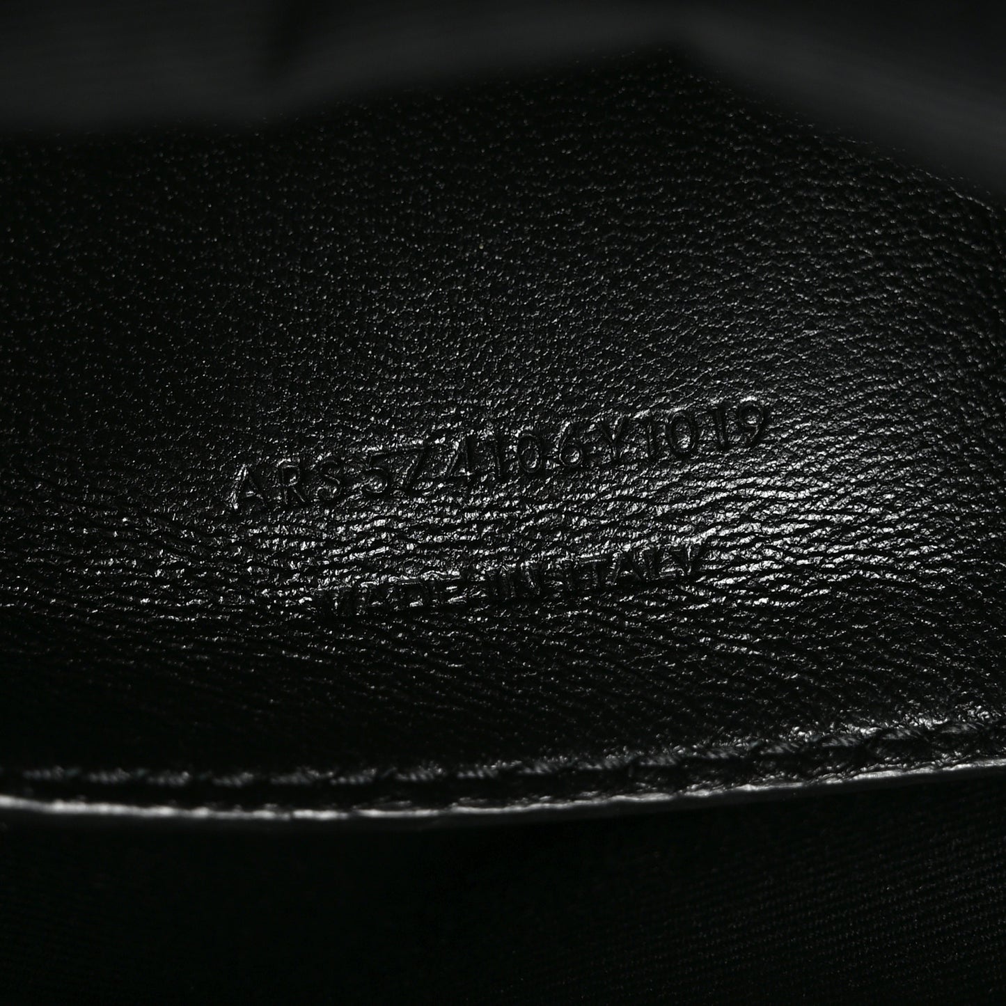 Grain De Poudre Medium West Hollywood Monogram Fold-Over Black