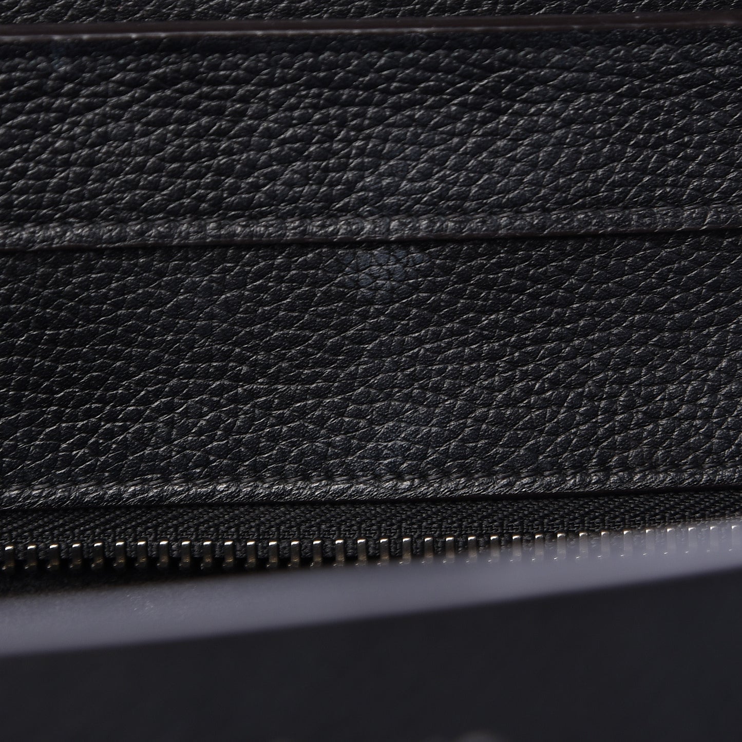 Drummed Calfskin Mini Luggage Black