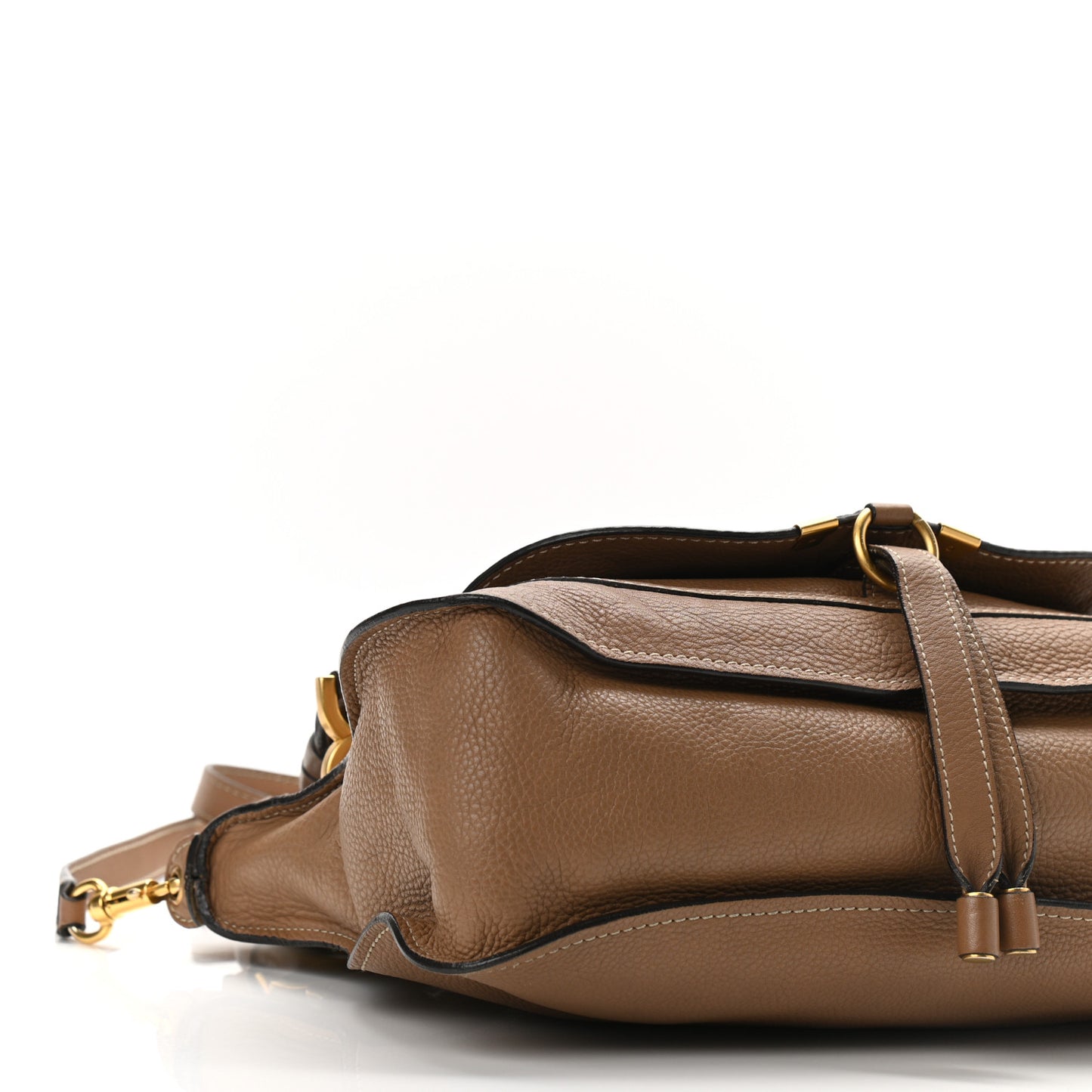 Calfskin Medium Marcie Satchel Nut
