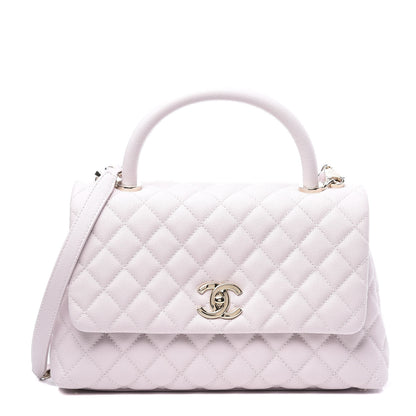 Chanel Caviar Quilted Small Coco Handle Flap Lilas Lilac 1 of 12
