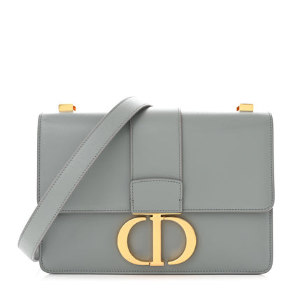 Christian Dior Smooth Calfskin 30 Montaigne Flap Bag Gray 1 of 10