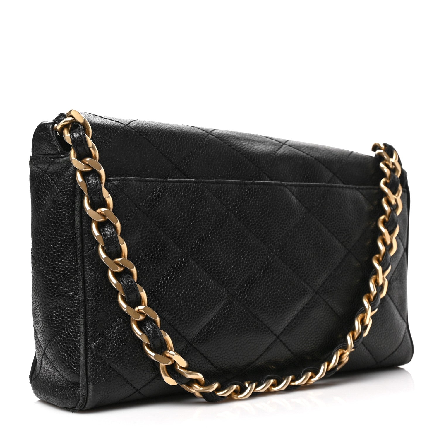 Chanel Caviar Quilted Medium Single Flap Black 3 of 8