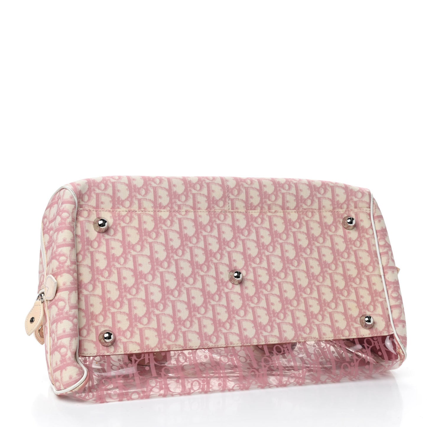 Monogram PVC Bowler Pink