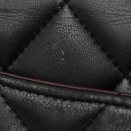 Chanel Lambskin Quilted Jumbo Double Flap Black 13 of 13