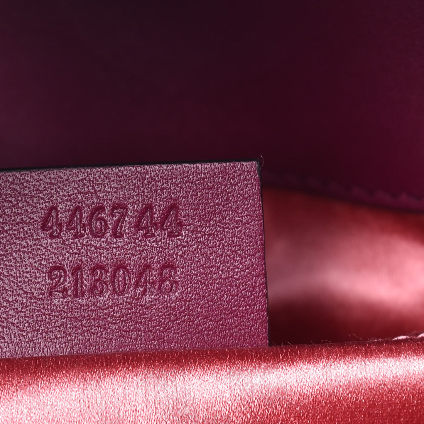 Velvet Matelasse Mini GG Marmont Shoulder Bag Fuchsia Violet Cyclamen