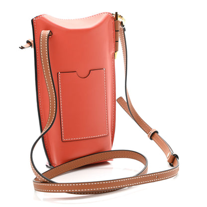 Loewe Smooth Calfskin Mini Gate Pocket Pink Orange 2 of 9