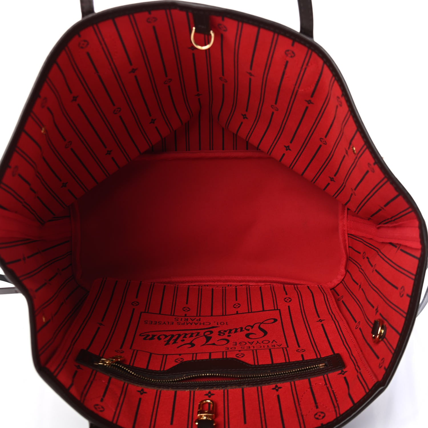 Louis Vuitton Damier Ebene Neverfull MM 4 of 4