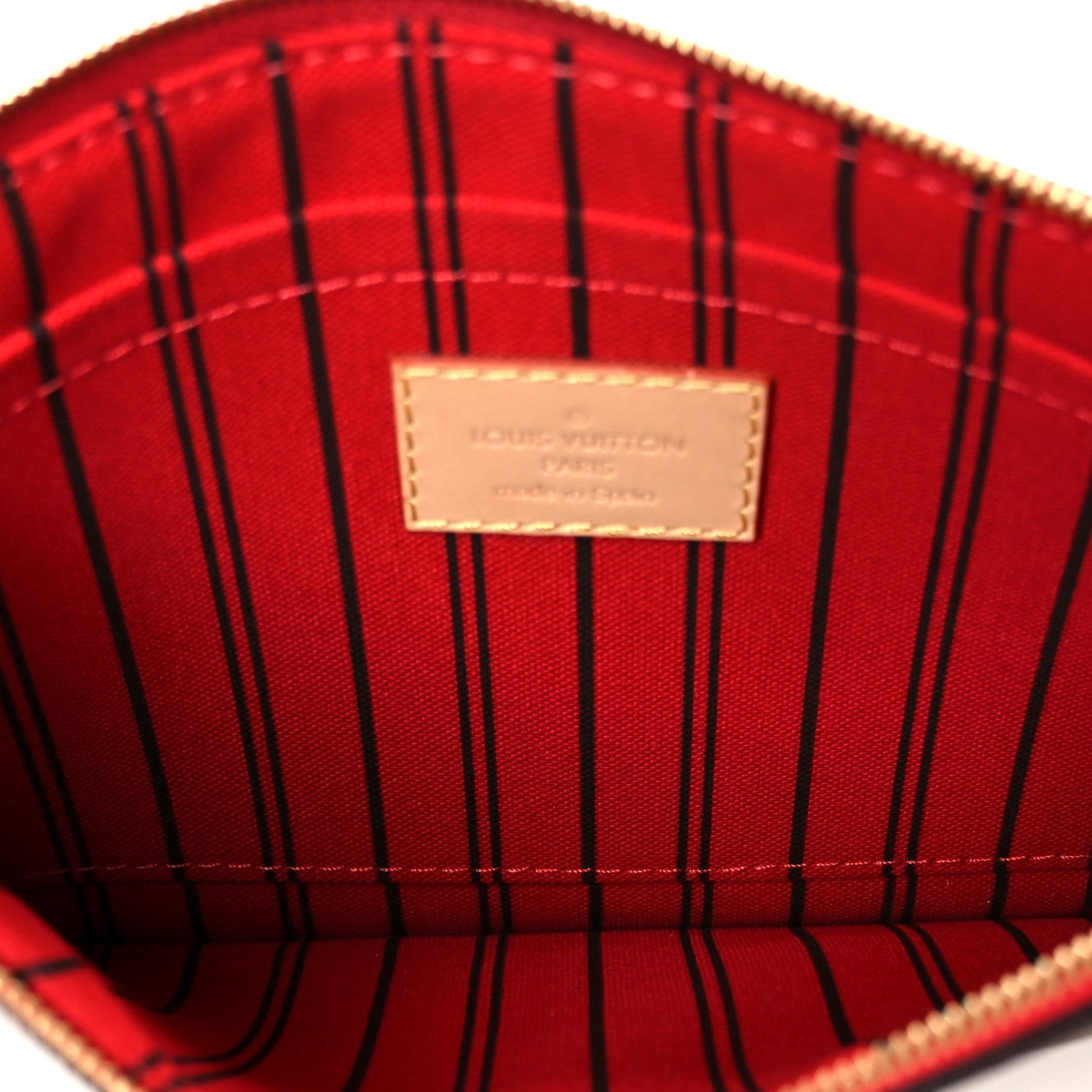 Louis Vuitton Monogram Neverfull MM GM Pochette Cherry 5 of 7