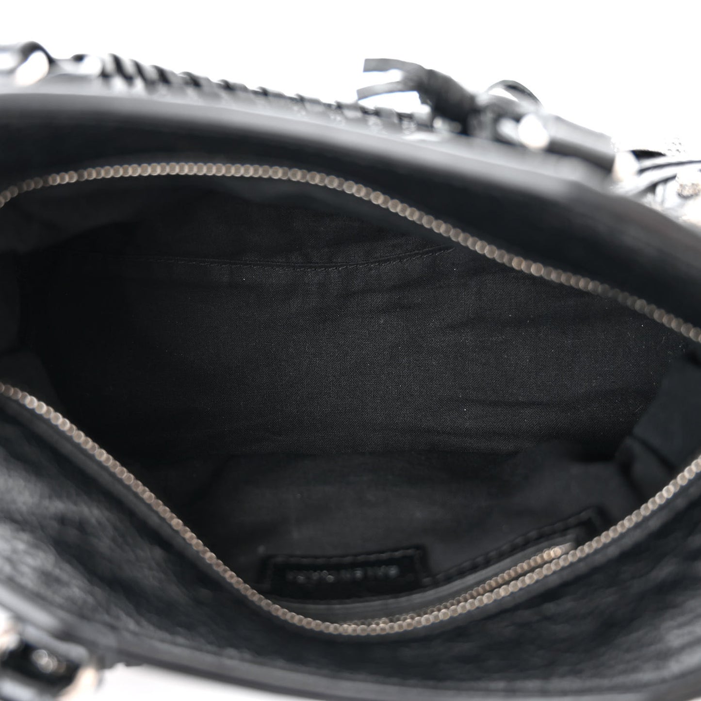 Agneau Arena Crystal Neo Cagole Handbag XS Black