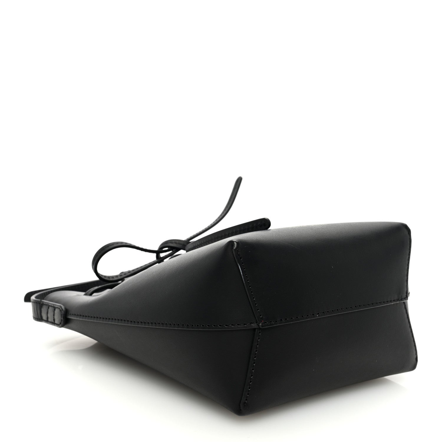 Mansur Gavriel Calfskin Mini Mini Bucket Bag Black Flamma 4 of 10
