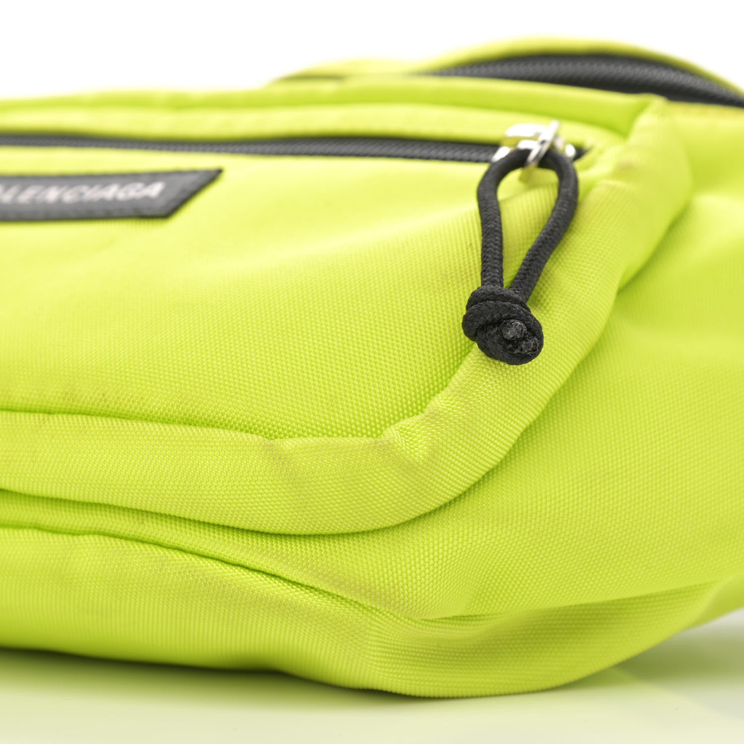 Balenciaga Nylon Canvas Explorer Belt Bag Acid Green 10 of 15