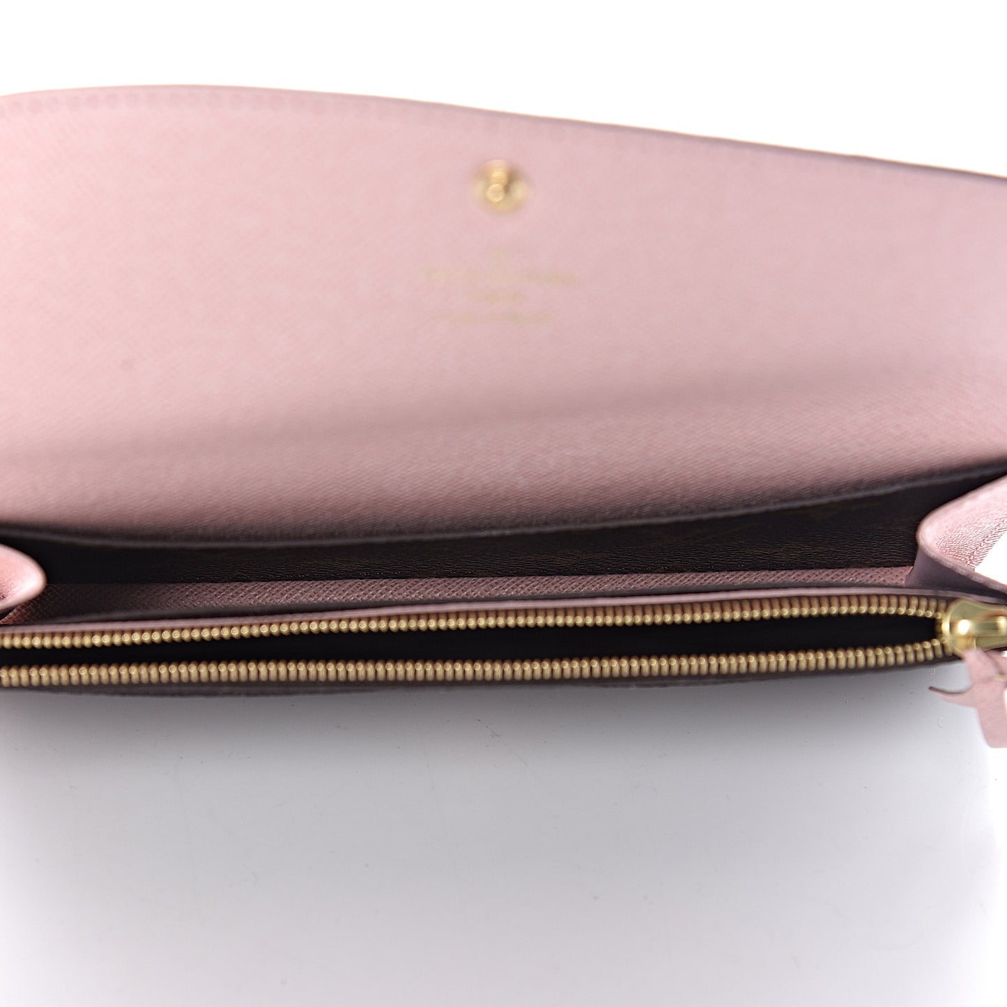 Monogram Emilie Wallet Rose Ballerine