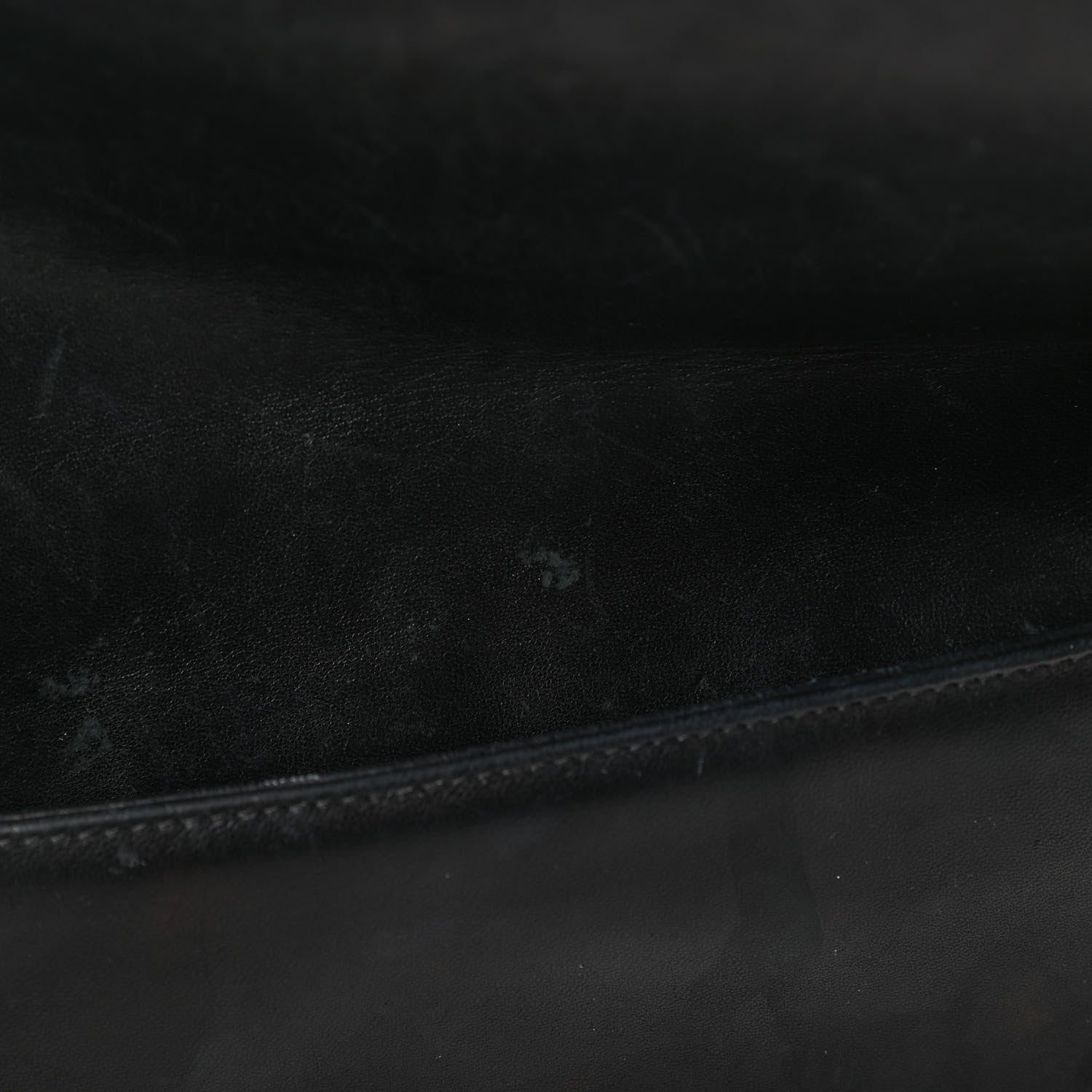 Chanel Lambskin Quilted CC Chocolate Bar Flap Black 12 of 13