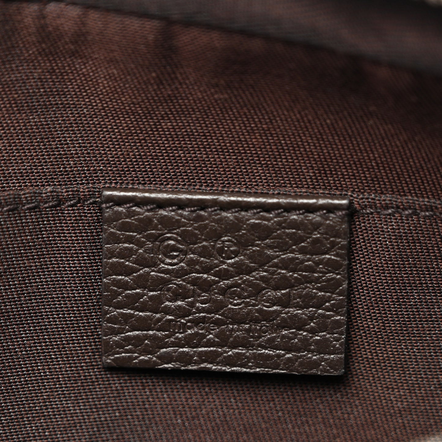 Monogram Belt Bag Dark Brown