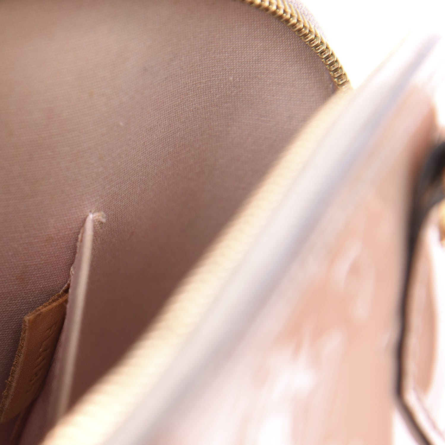 Louis Vuitton Vernis Alma BB Rose Ballerine 9 of 11