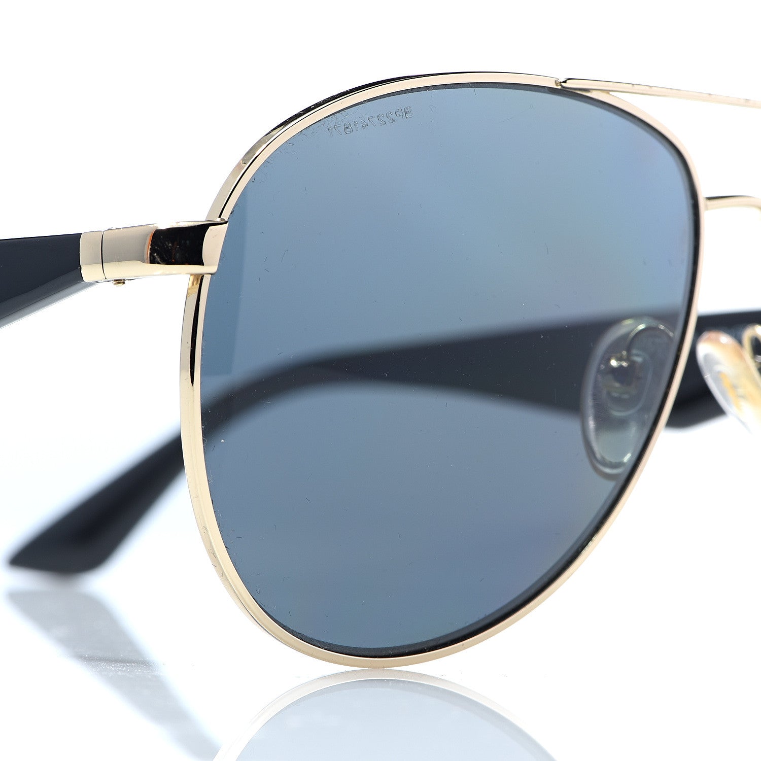 Prada Gradient Aviator Sunglasses SPR53Q Black 7 of 8