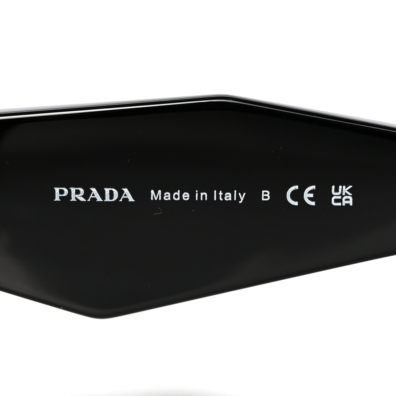 Prada Acetate Symbole Sunglasses SPR 17W Black 5 of 9