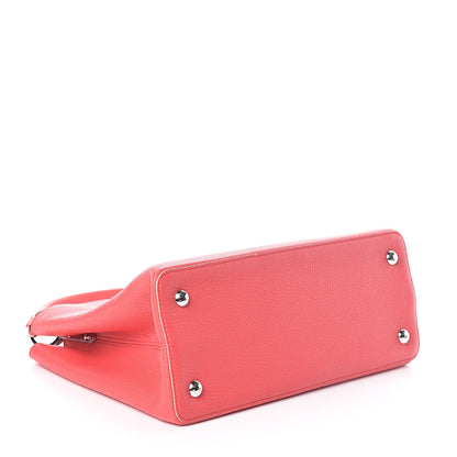 Louis Vuitton Taurillon Capucines MM Rose Litchi 4 of 8